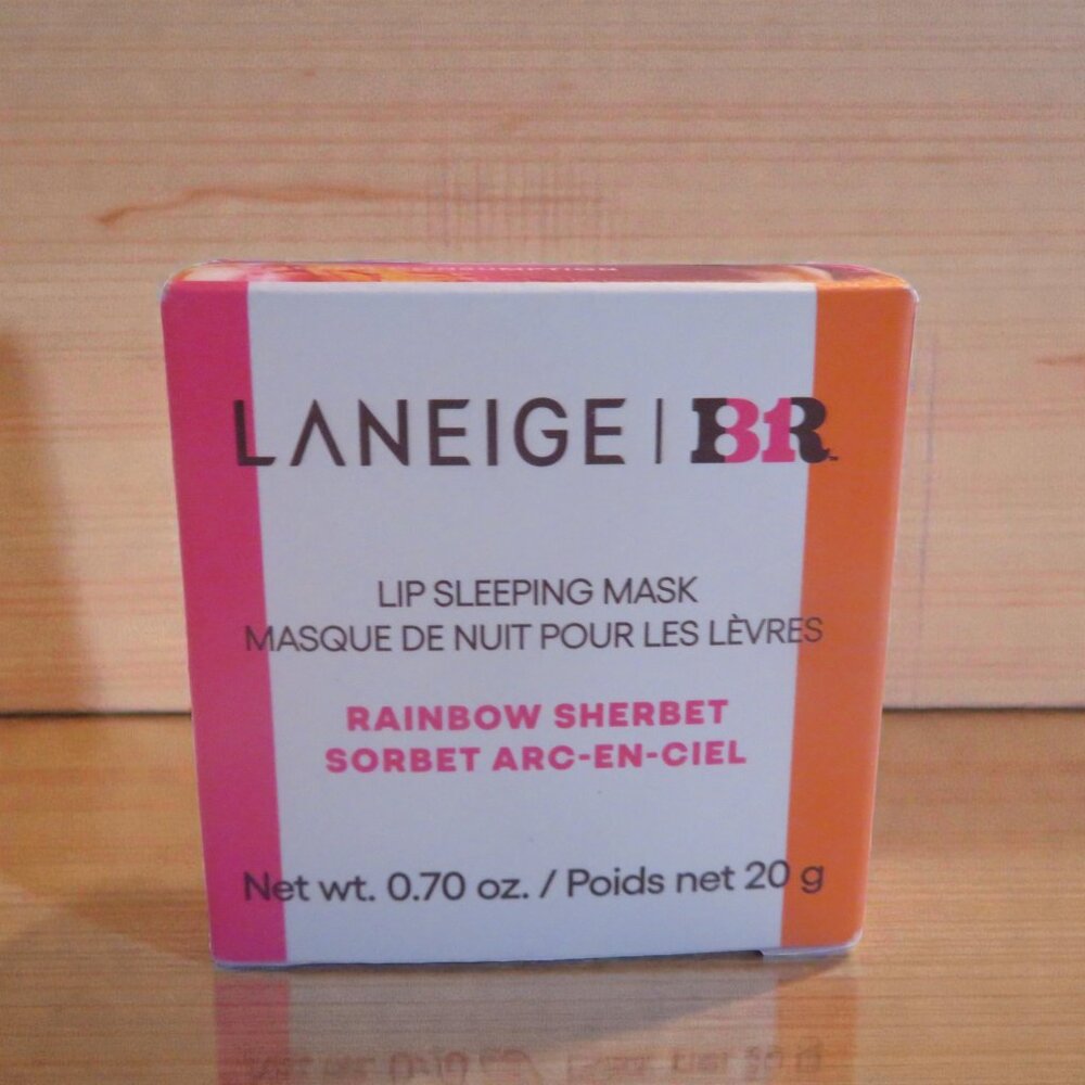 LANEIGE | BR - Rainbow Sherbet Lip Sleeping Mask, NWT - Baskin-Robbins Collab. - Picture 2 of 7